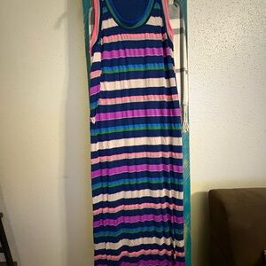 Marc by Marc Jacobs Striped Maxi Dress